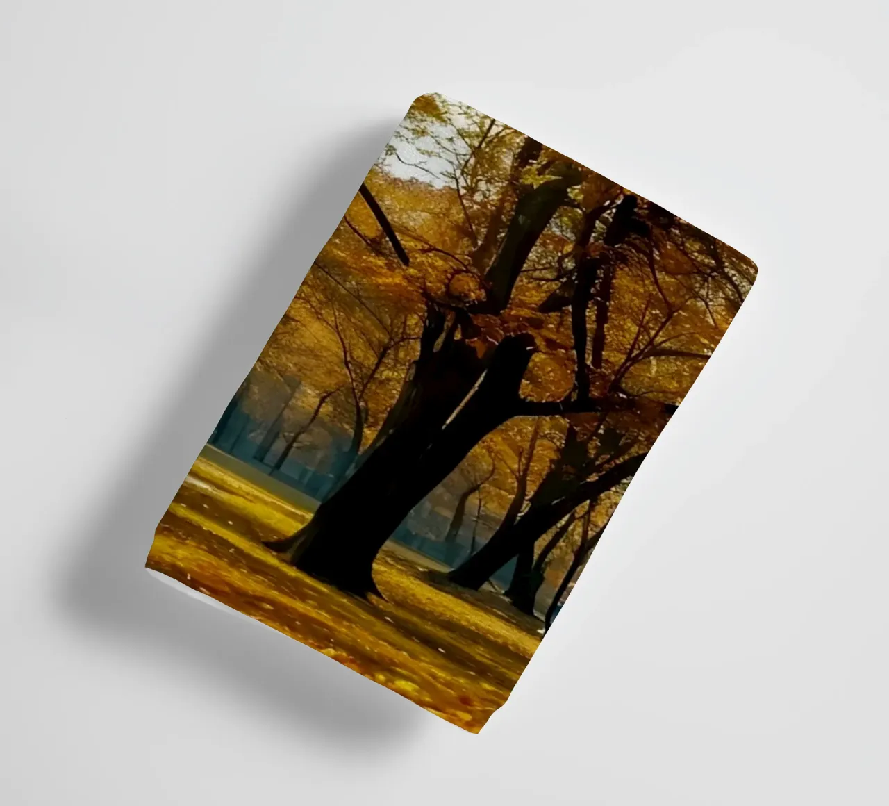 Arco d'autunno asciugamano da bagno da Pixel Boy