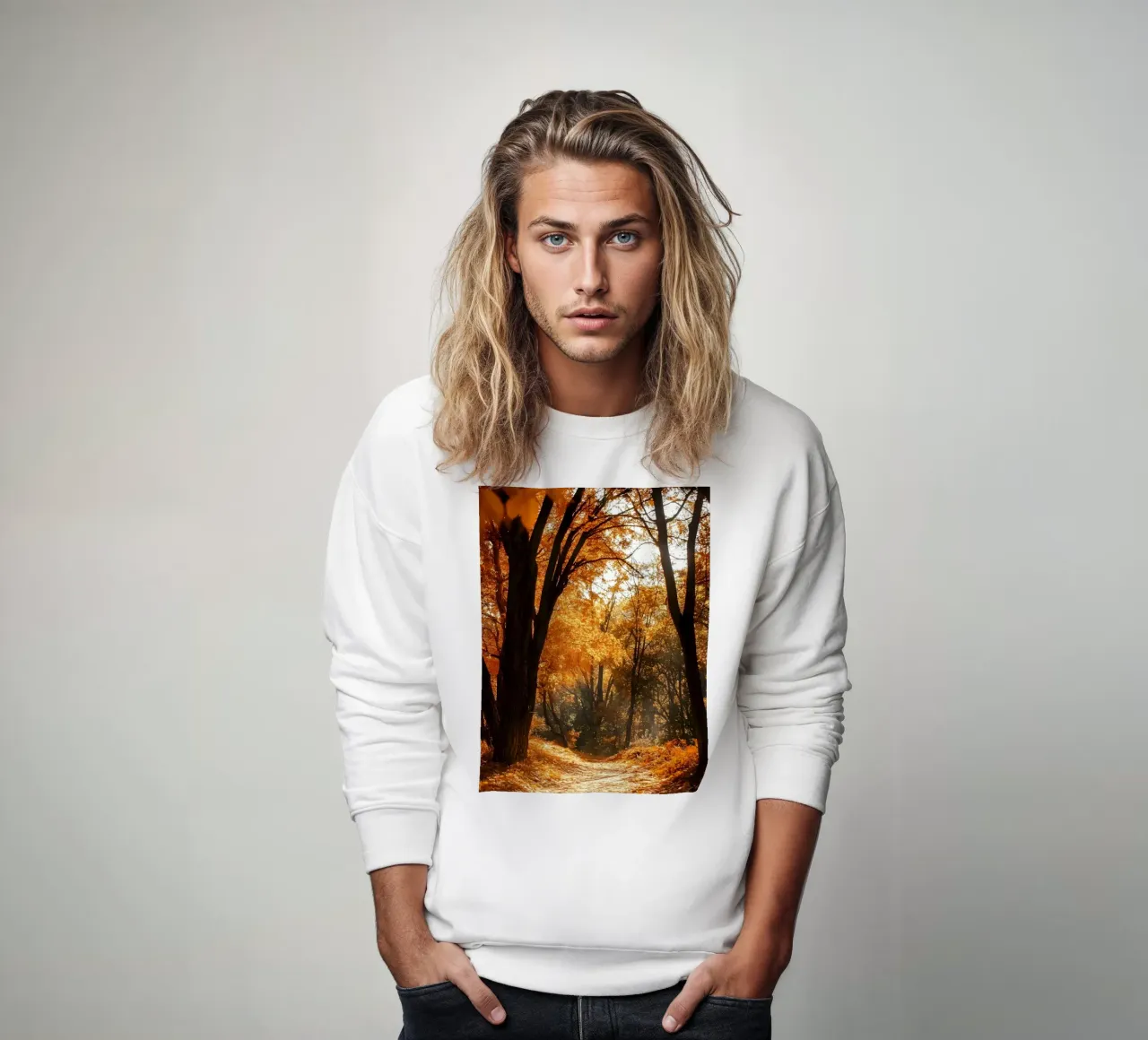 Boschi inondati di sole felpa da Pixel Boy