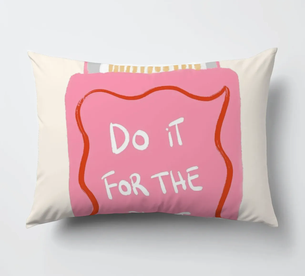 Do it for the plot matches decorative cushion by Tory