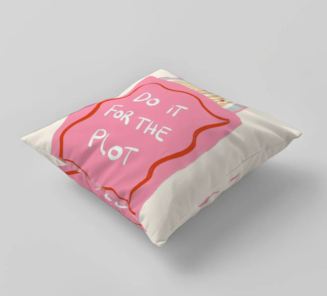 Do it for the plot matches decorative cushion by Tory