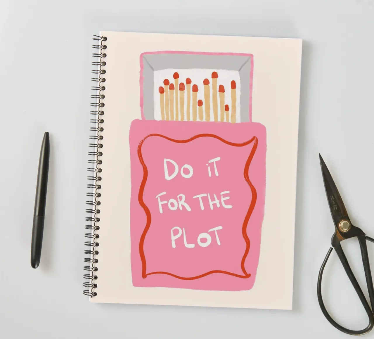 Do it for the plot matches spiral notebook by Tory