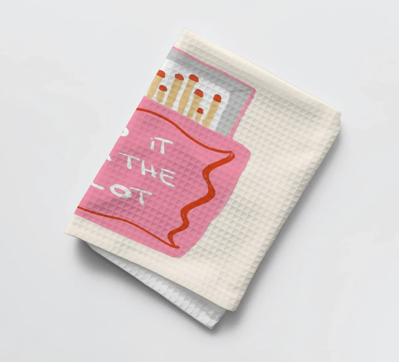 Do it for the plot matches tea towel by Tory