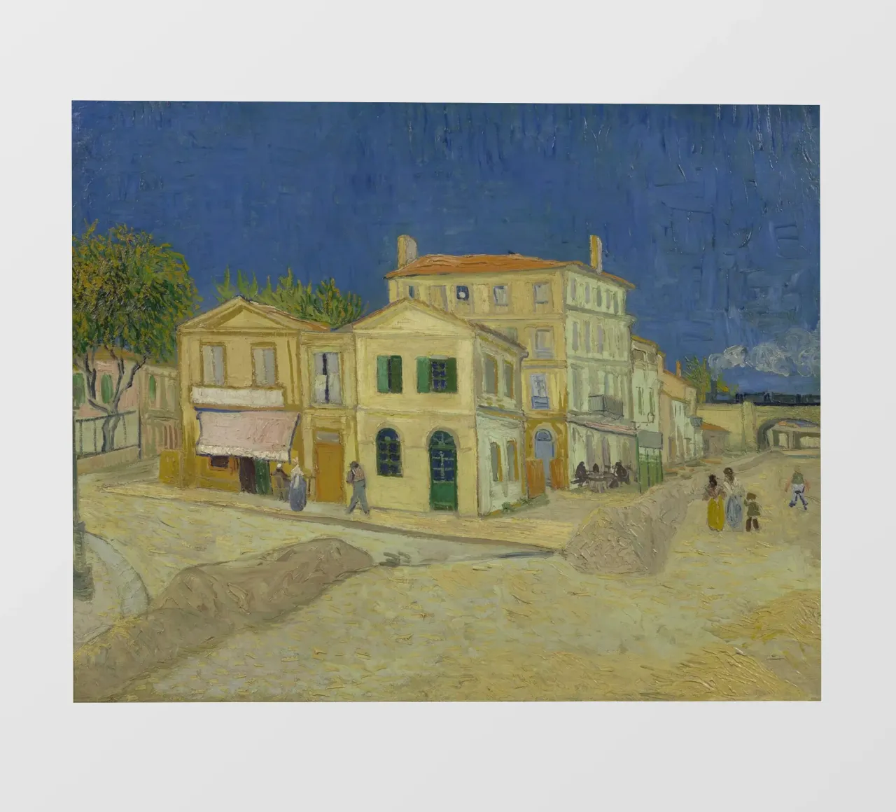 Vincent van Gogh - La casa gialla, 1888 pellicola backlit da Timeless Artworks