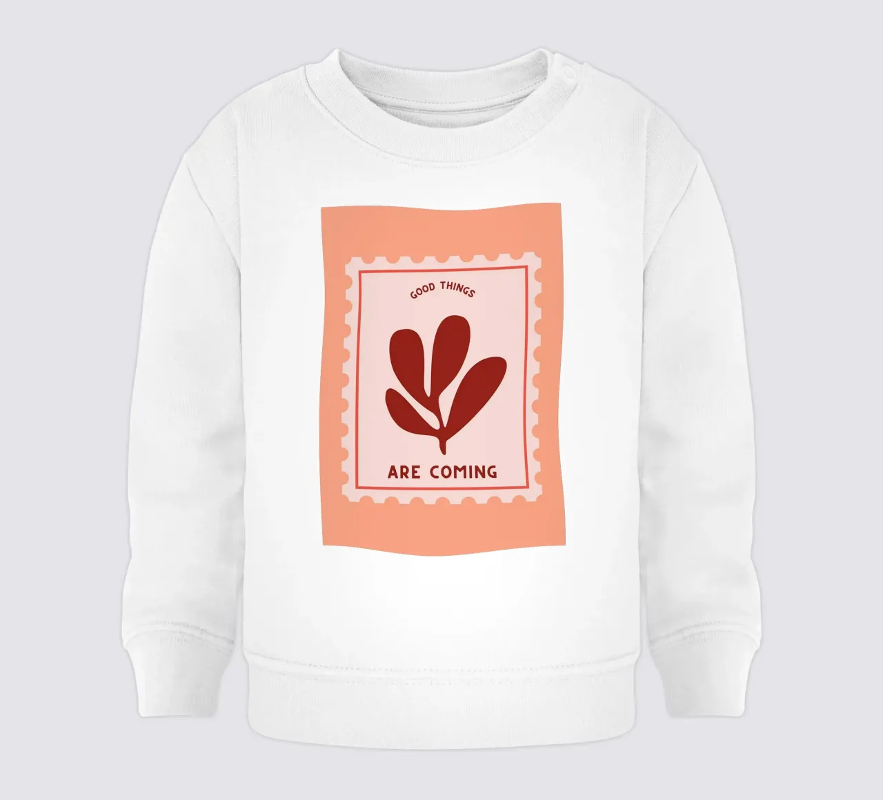 Le cose belle stanno arrivando felpa neonato da Tory