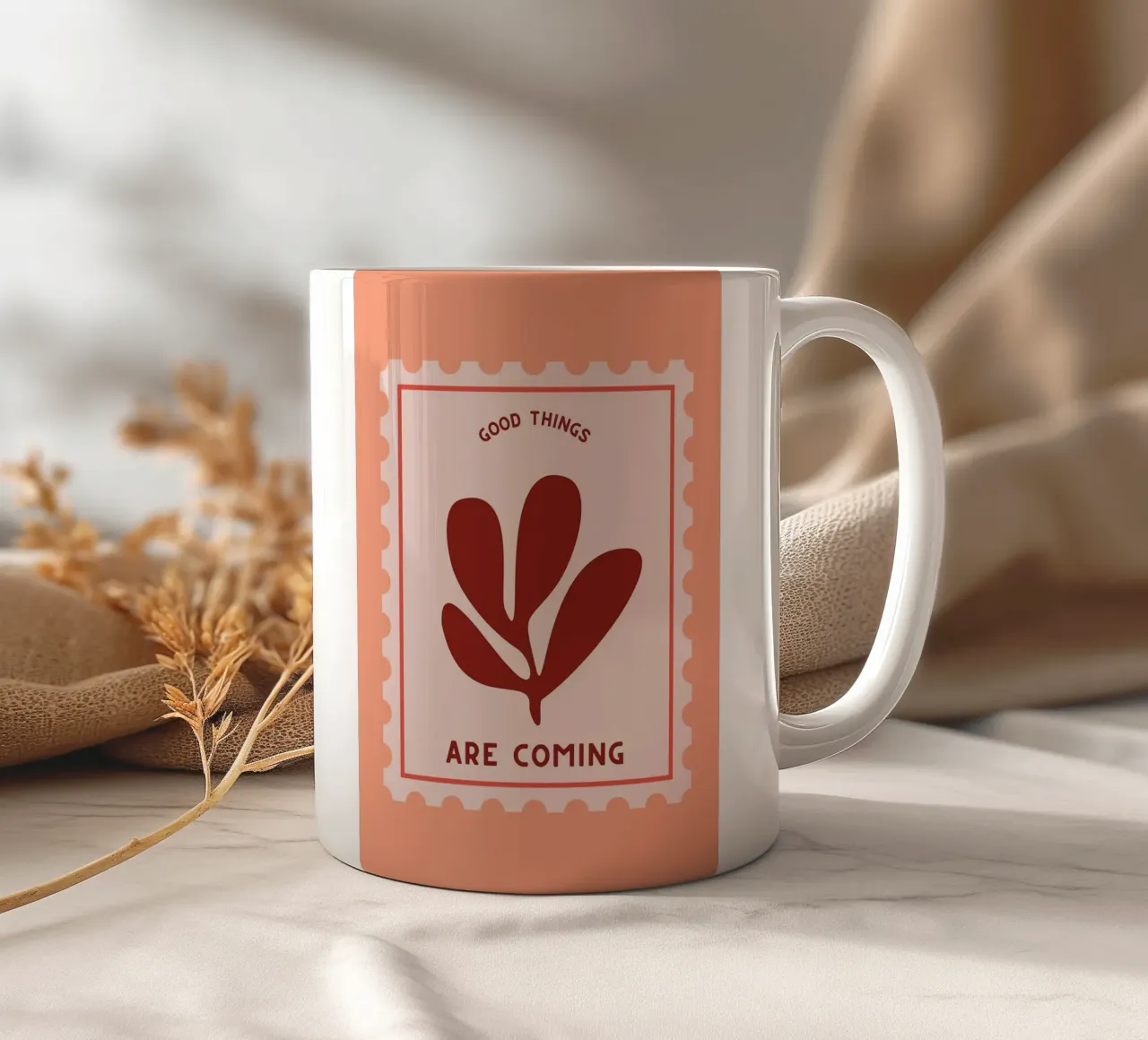Le cose belle stanno arrivando tazza in ceramica da Tory