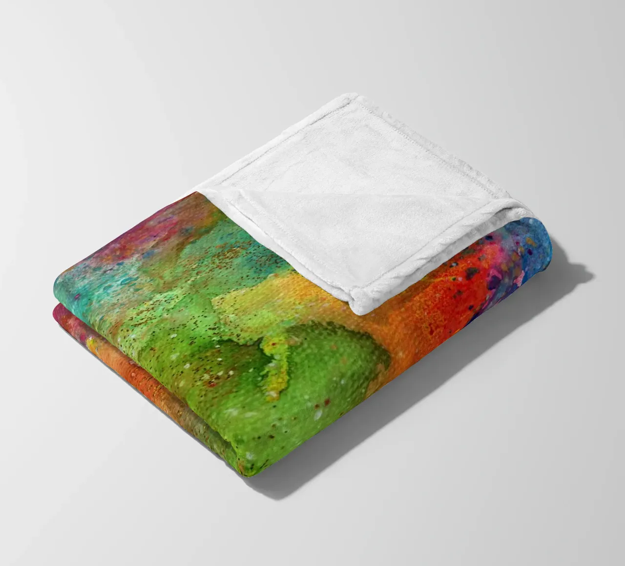 My Happy Place fleece blanket by KP Design