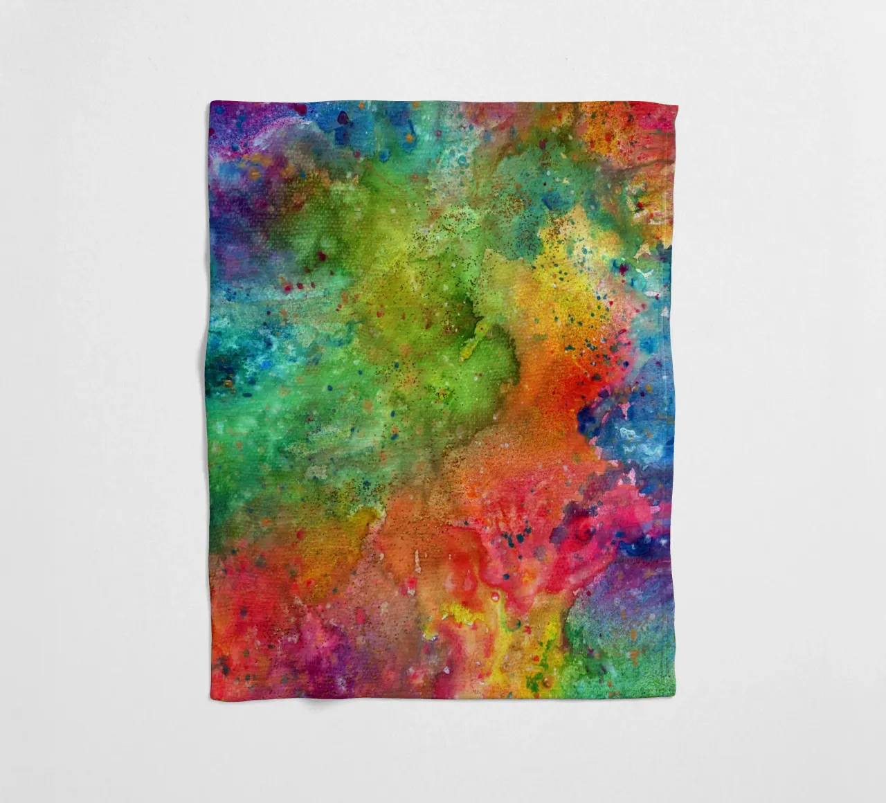 My Happy Place fleece blanket by KP Design