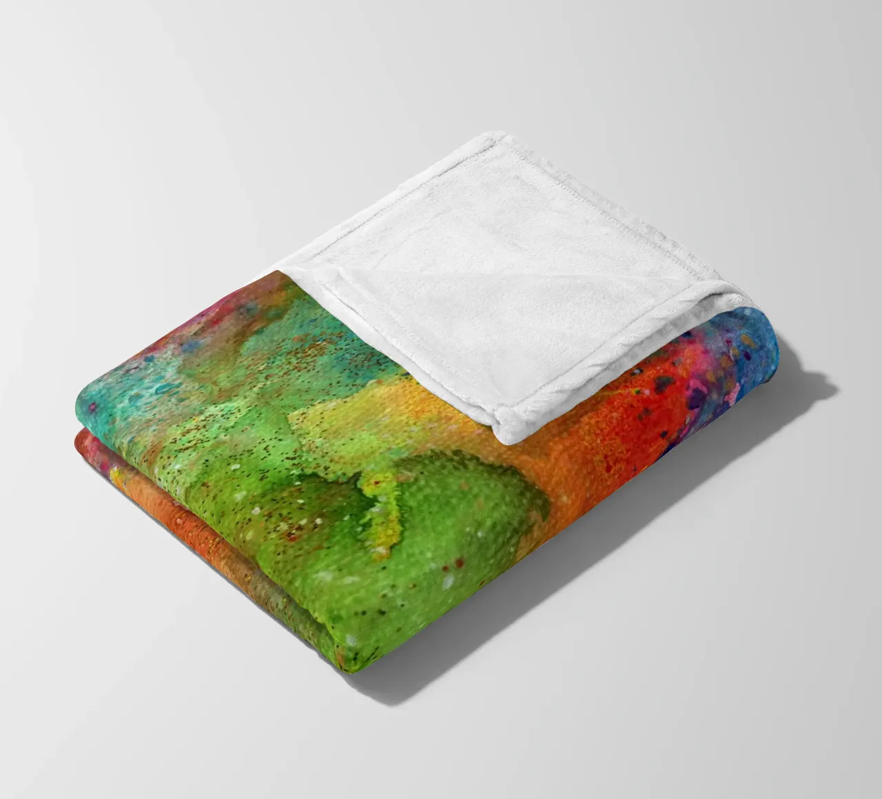 My Happy Place fleece blanket by KP Design