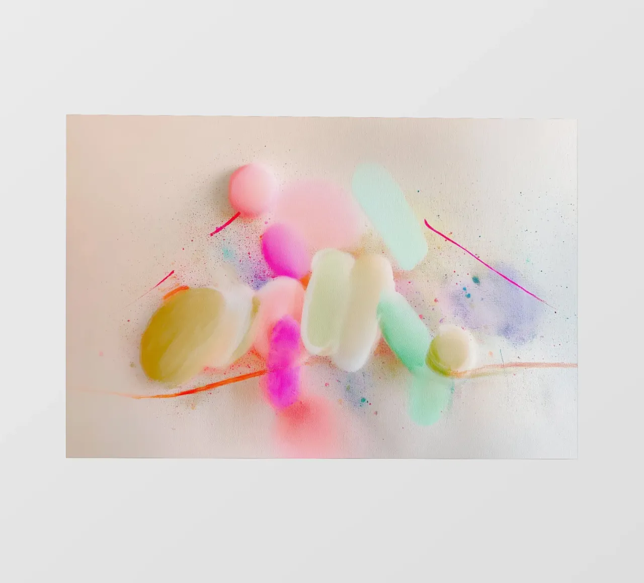 La luminosità delle forme telo in pvc da Carina Pop & Pastell