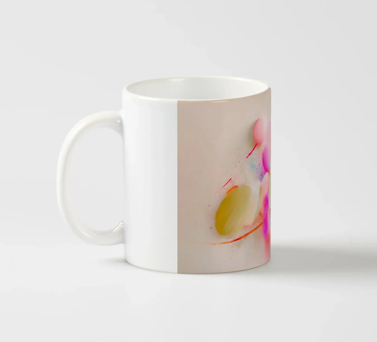 La luminosità delle forme tazza in ceramica da Carina Pop & Pastell