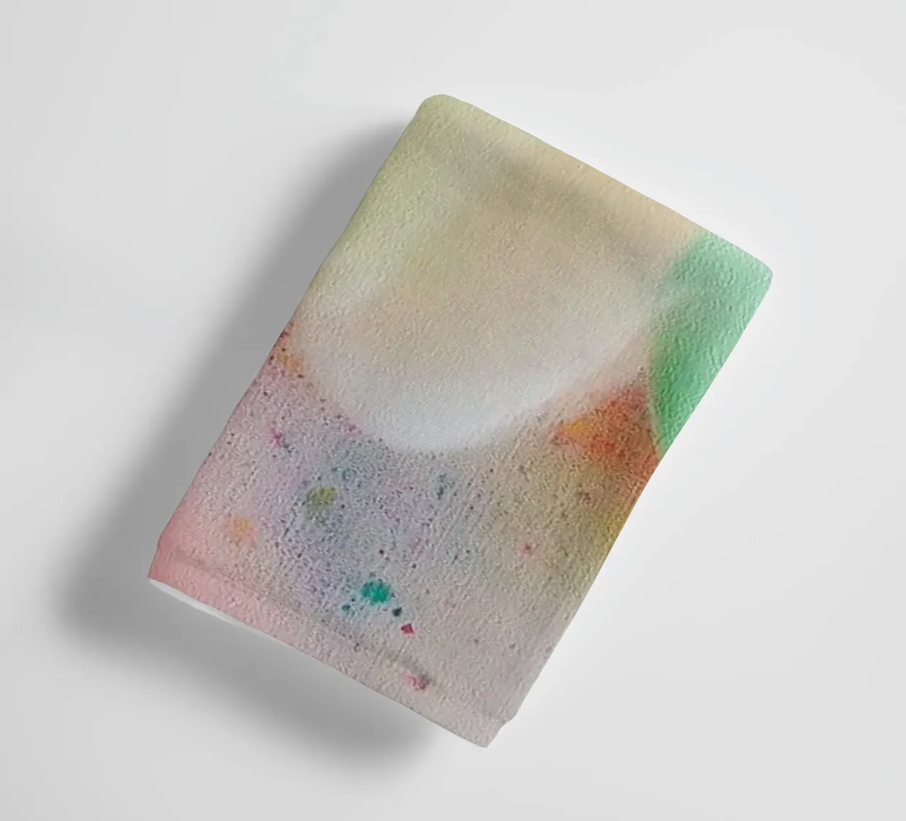 The luminosity of shapes towel by Carina Pop & Pastell