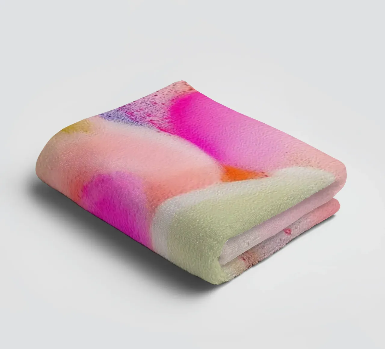 The luminosity of shapes towel by Carina Pop & Pastell
