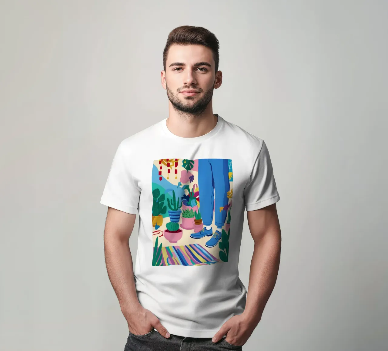 Rifugio per piante bohémien t-shirt da Solace Light