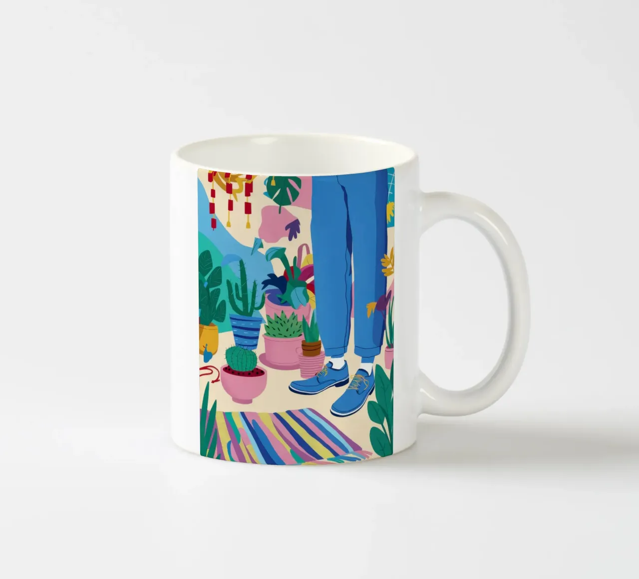 Rifugio per piante bohémien tazza in ceramica da Solace Light