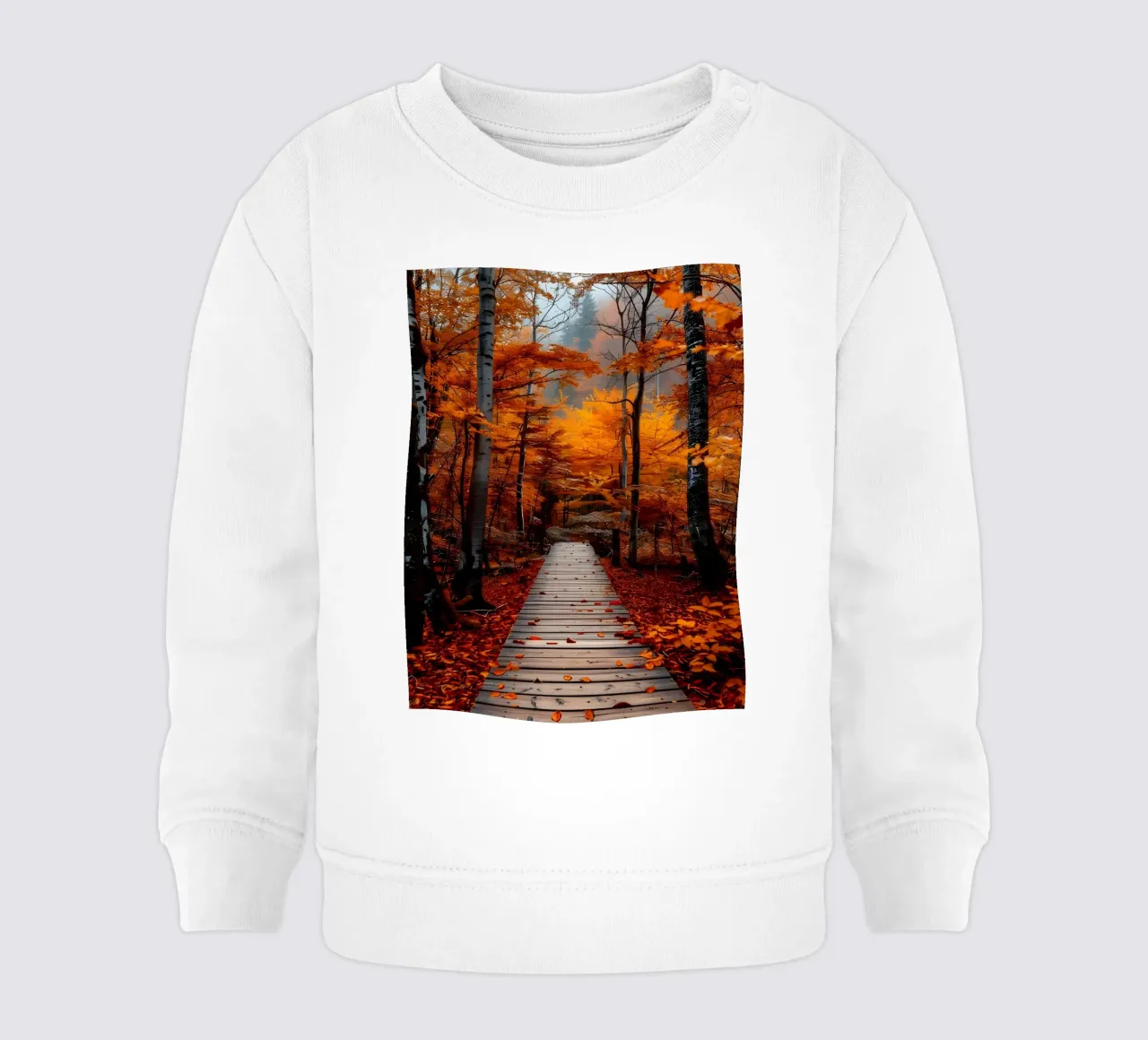 Passerella verso l'autunno felpa neonato da Pixel Boy