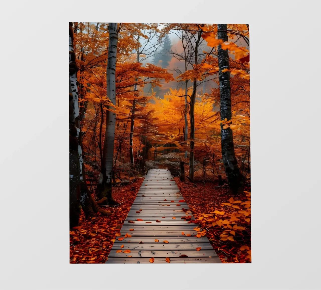 Passerella verso l'autunno telo in pvc da Pixel Boy