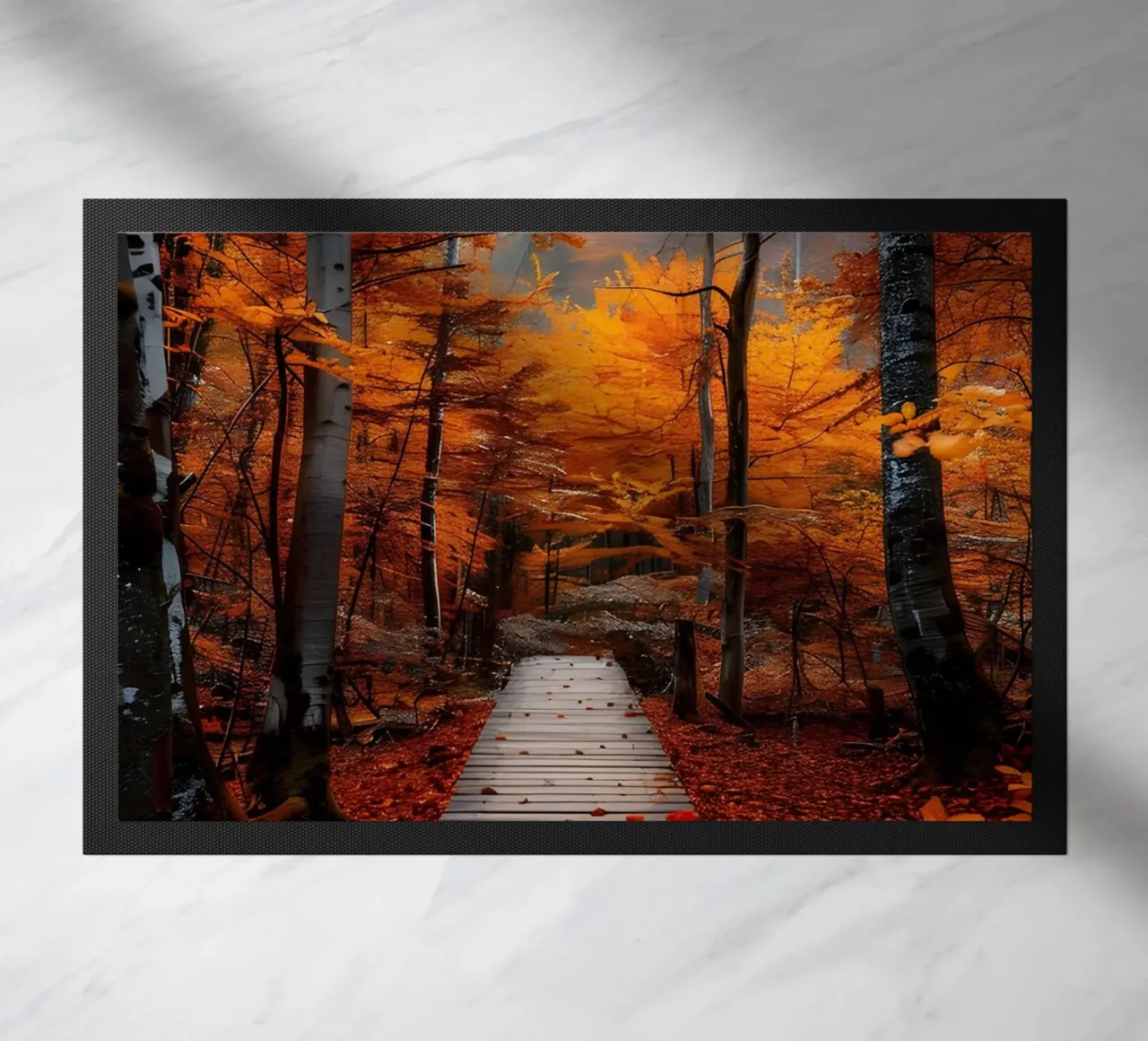 Passerella verso l'autunno zerbino da Pixel Boy