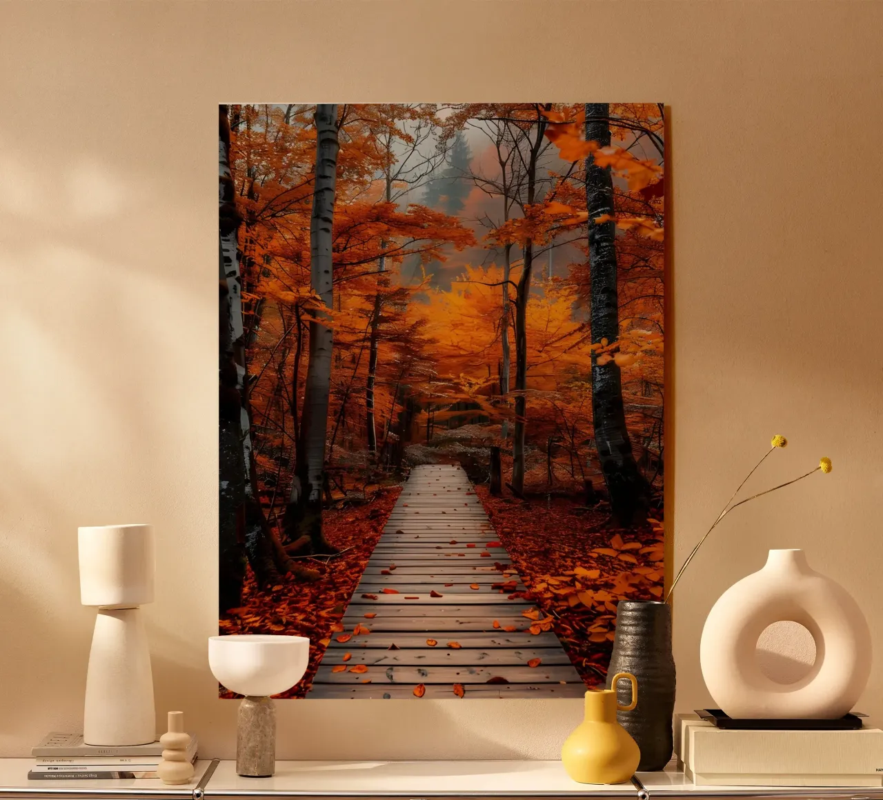 Passerella verso l'autunno plexiglass da Pixel Boy