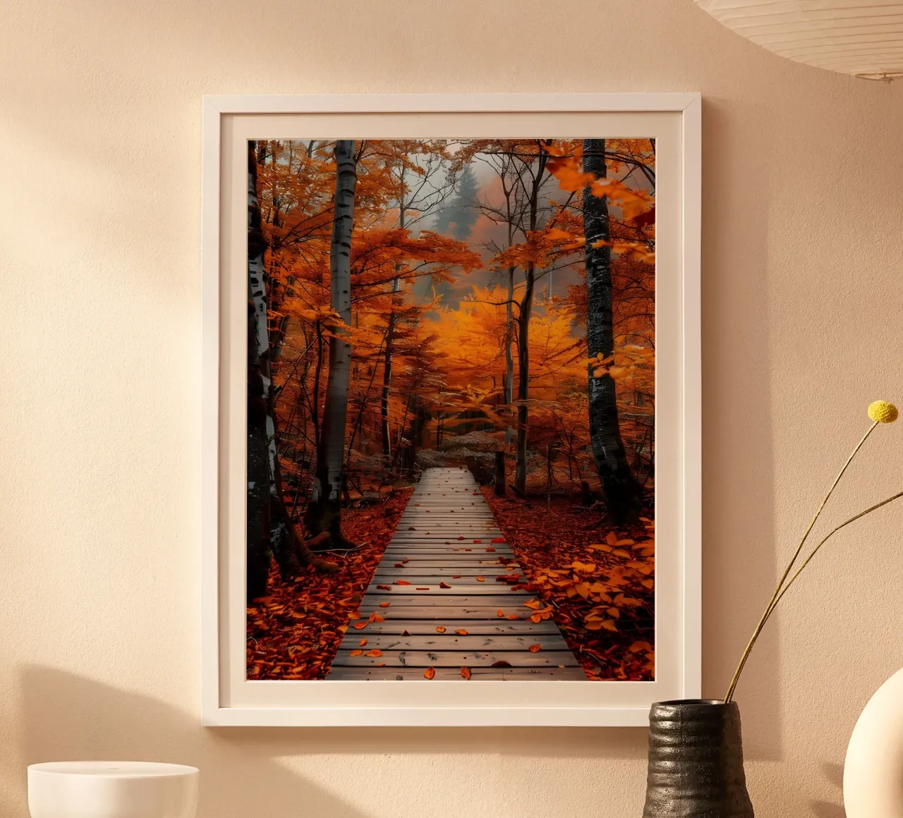 Passerella verso l'autunno carta hahnemühle da Pixel Boy