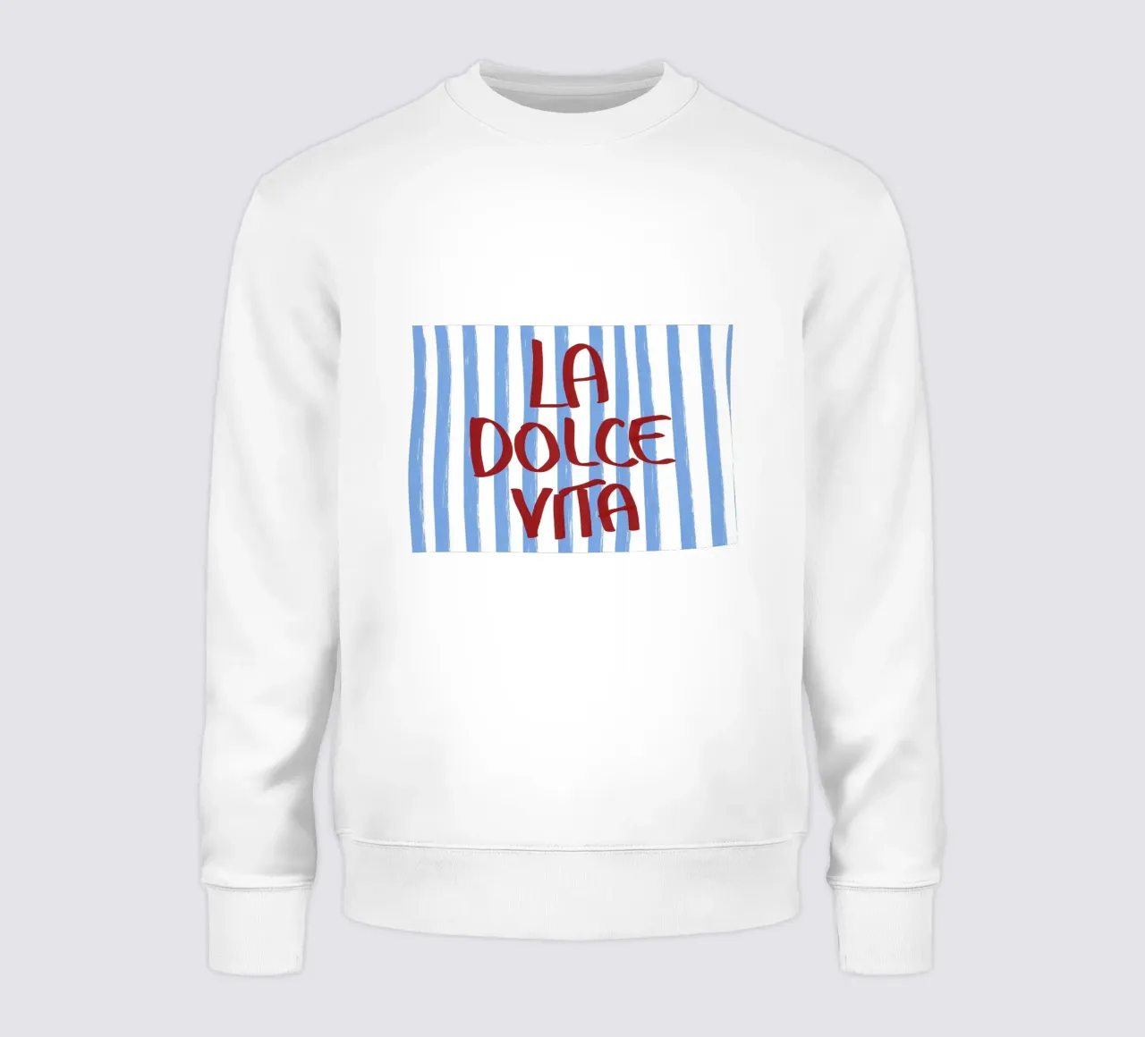 La Dolce Vita Red Text Art felpa da Tory