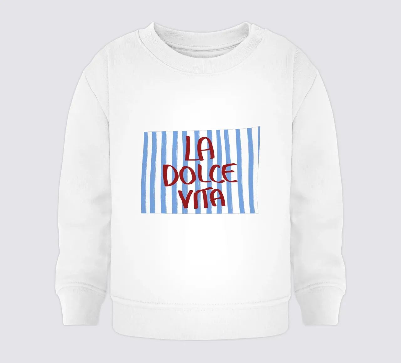 La Dolce Vita Red Text Art felpa neonato da Tory