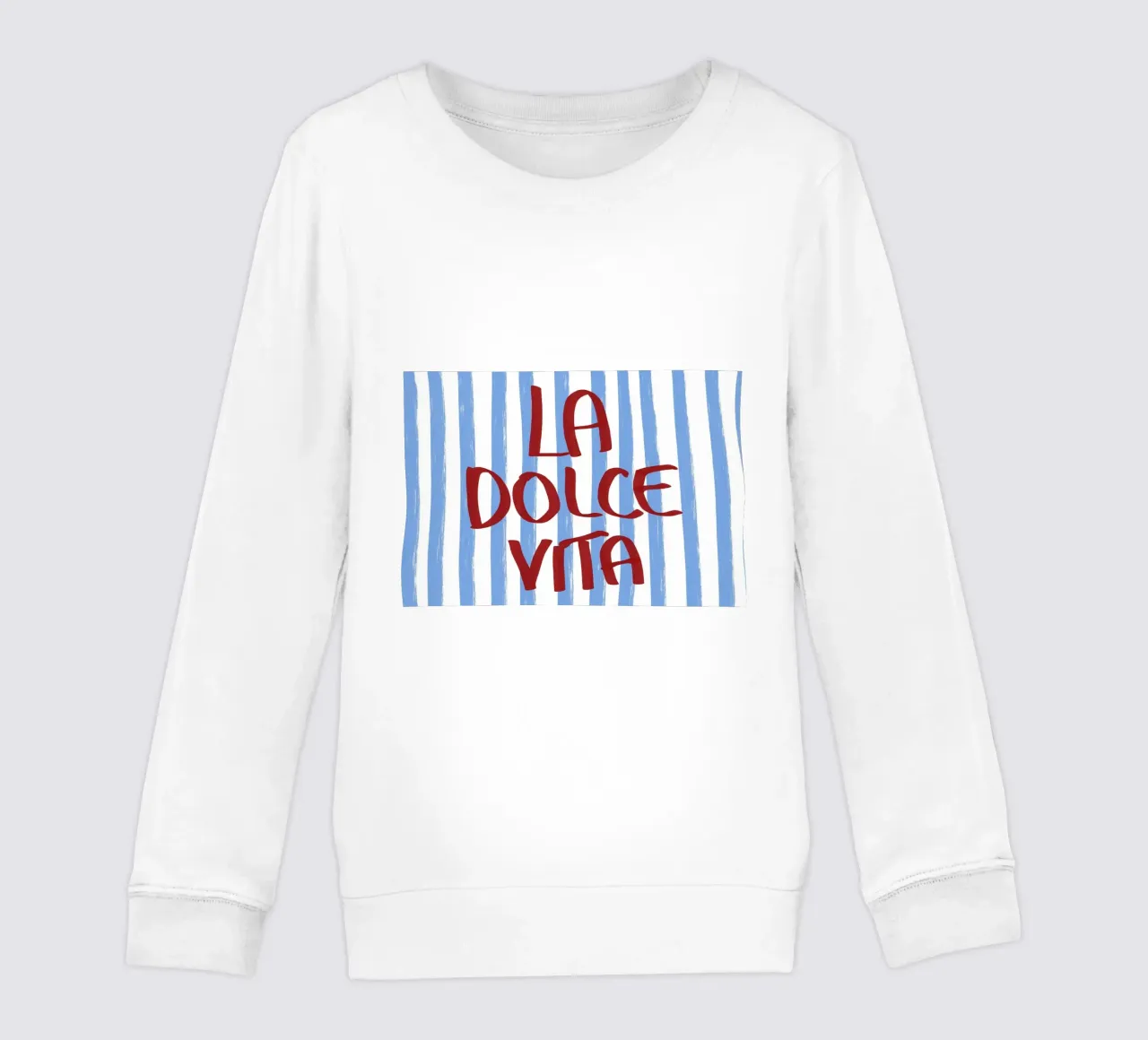 La Dolce Vita Red Text Art felpa bambino da Tory