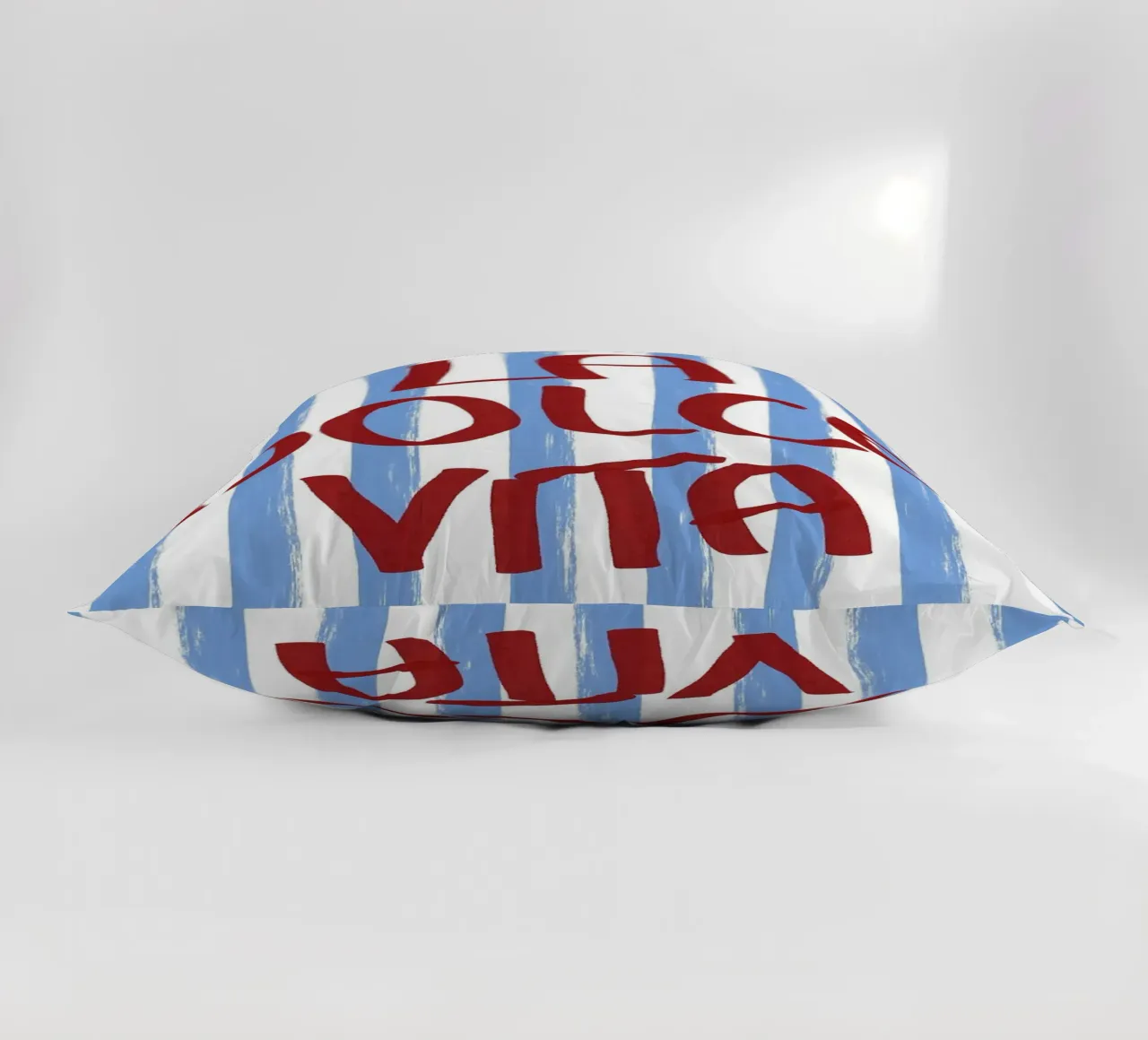 La Dolce Vita Red Text Art cuscino da Tory