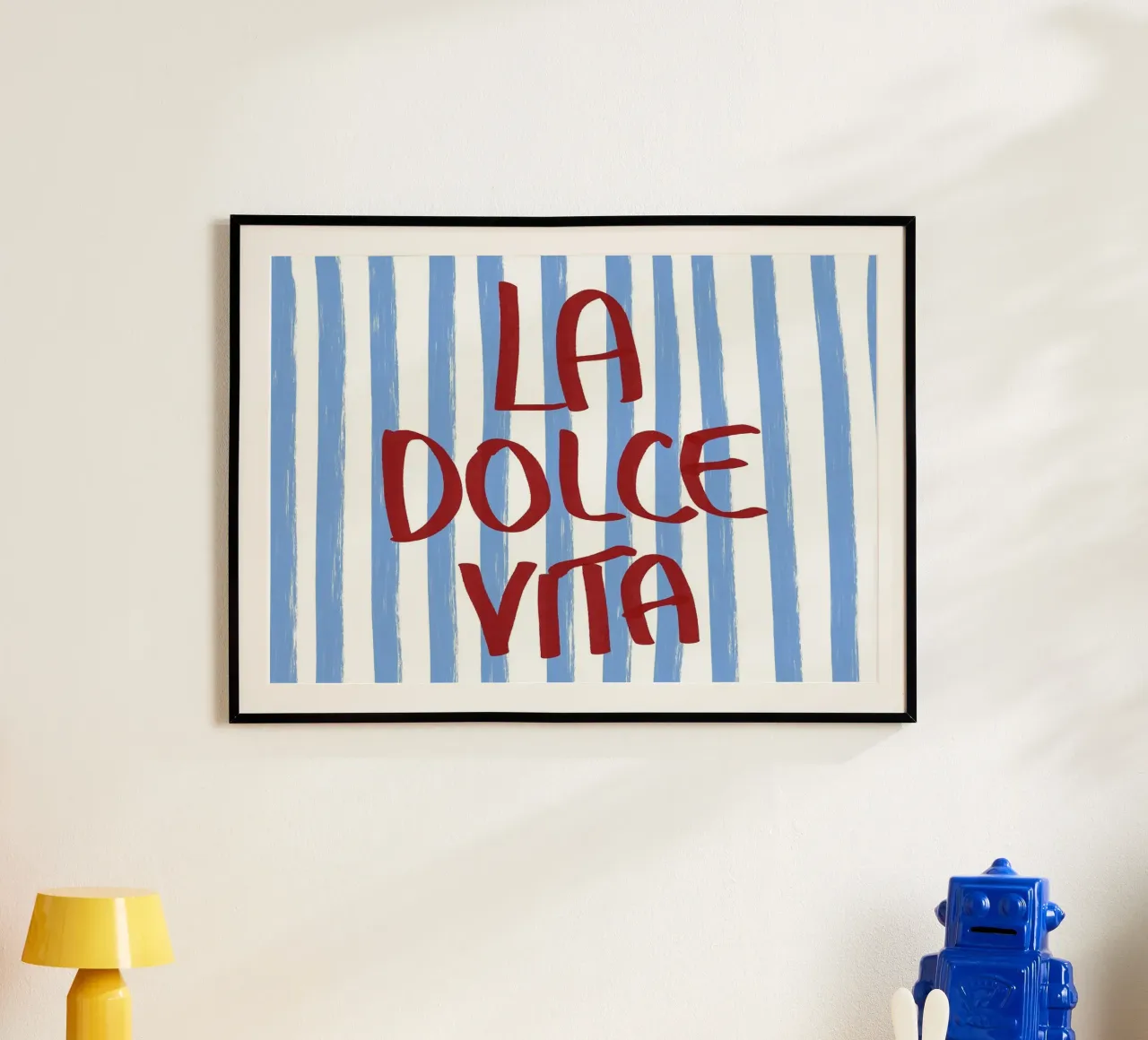 La Dolce Vita Red Text Art carta hahnemühle da Tory