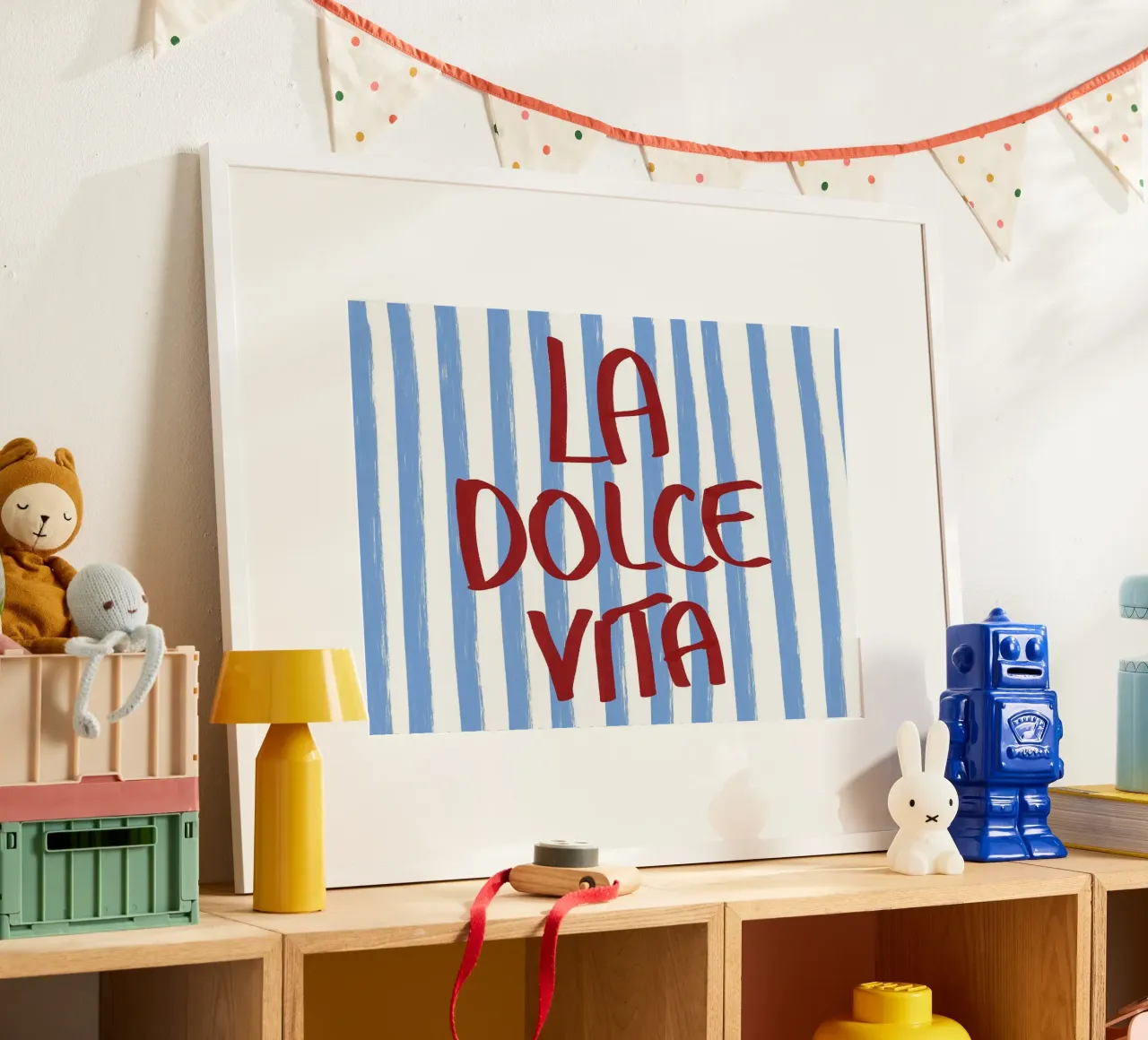 La Dolce Vita Red Text Art carta hahnemühle da Tory