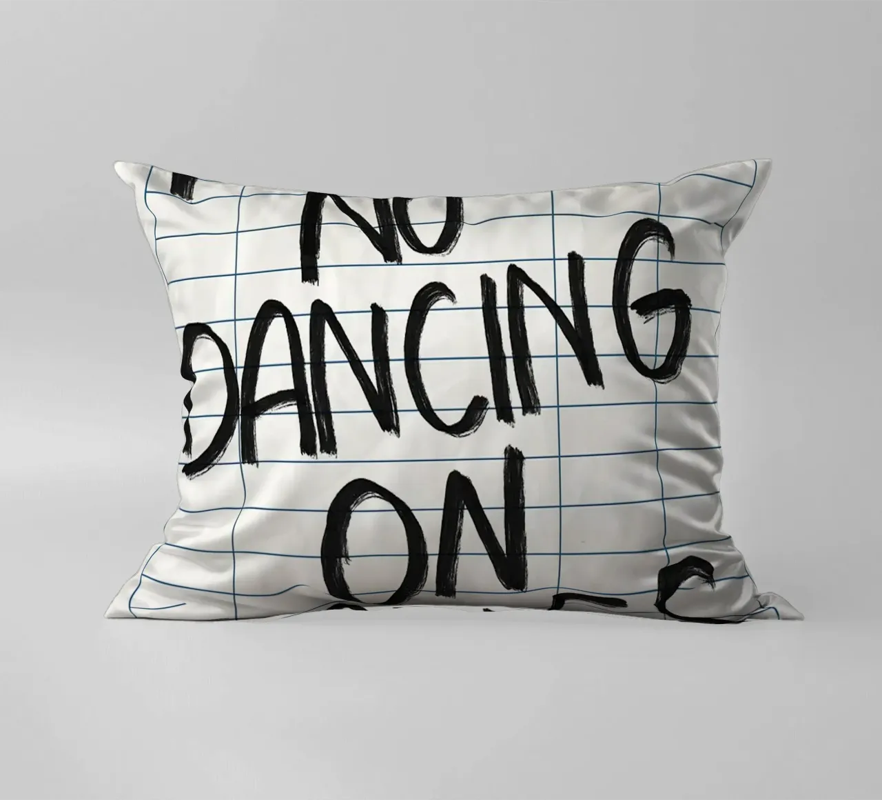 No Dancing on Tables Guest Check decorative cushion by Tory