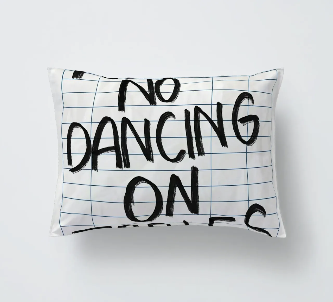 No Dancing on Tables Guest Check decorative cushion by Tory