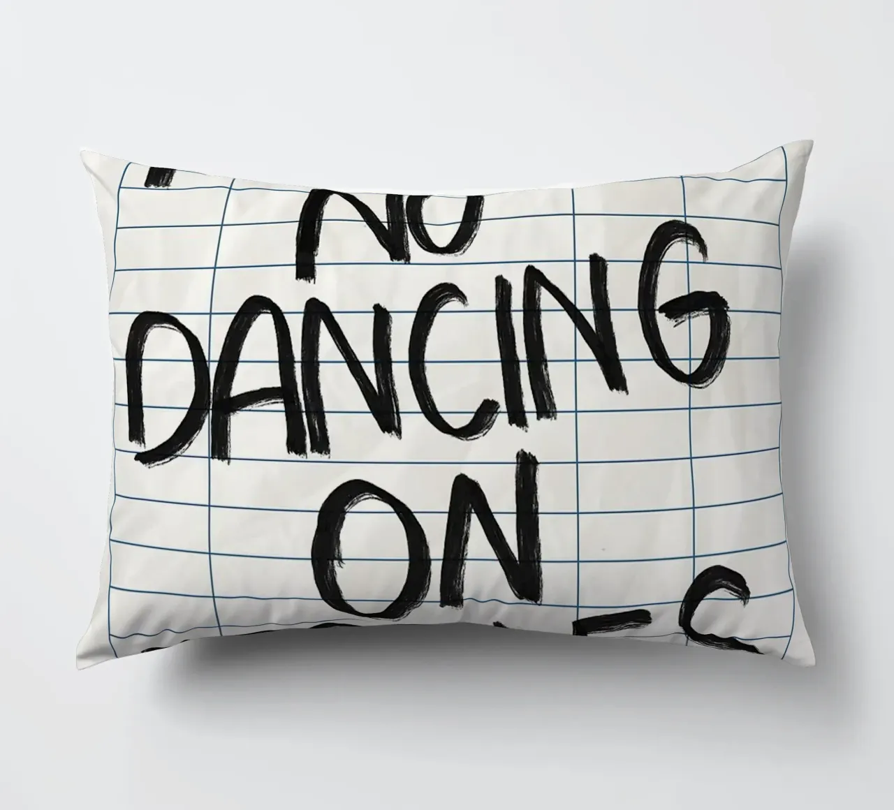 No Dancing on Tables Guest Check decorative cushion by Tory