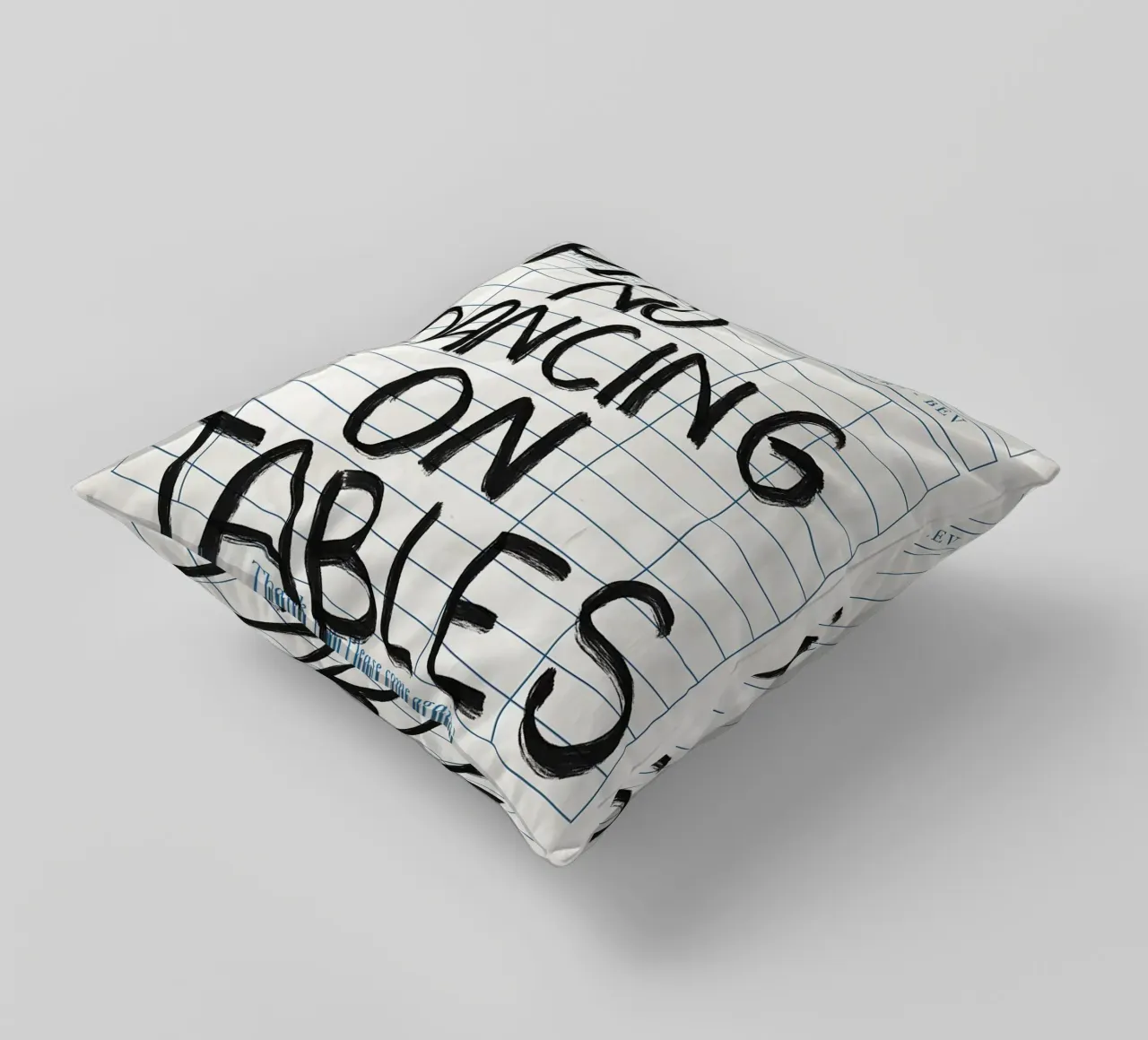 No Dancing on Tables Guest Check decorative cushion by Tory