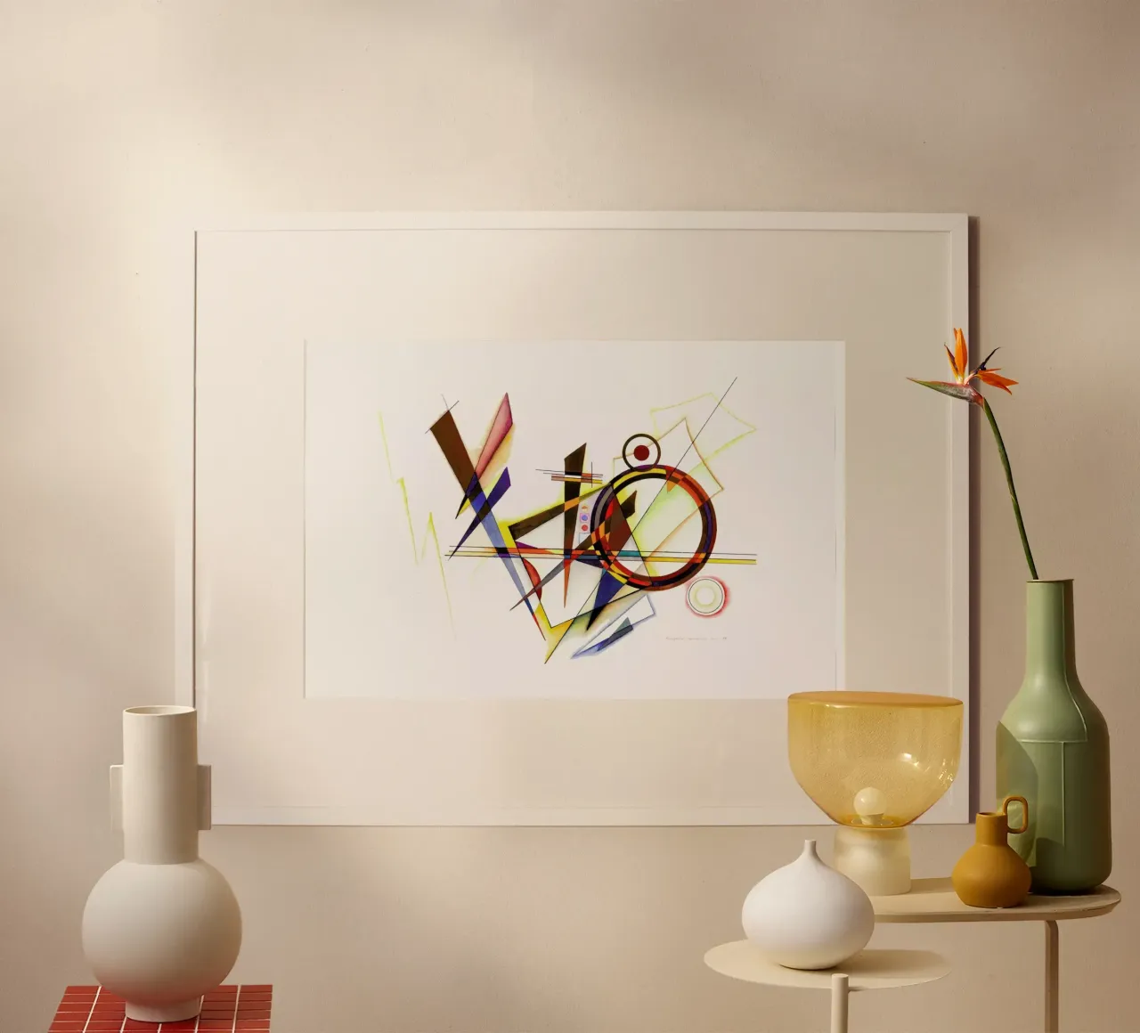 Erregendes Geschehen (1982) poster con telaio in plastica da Heinrich Neuy