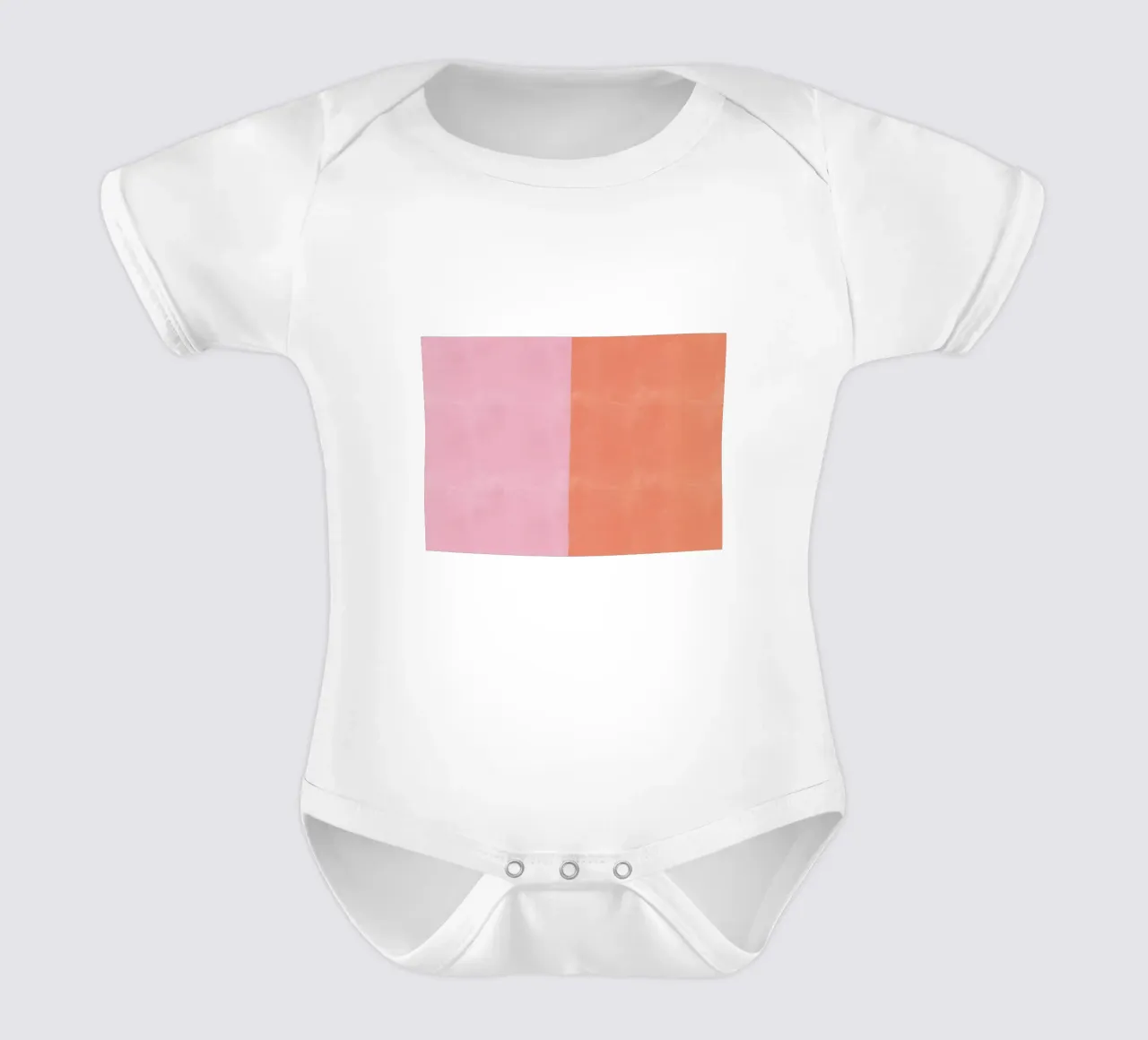 Sfondo astratto rosa e arancione body neonato maniche corte da Tory