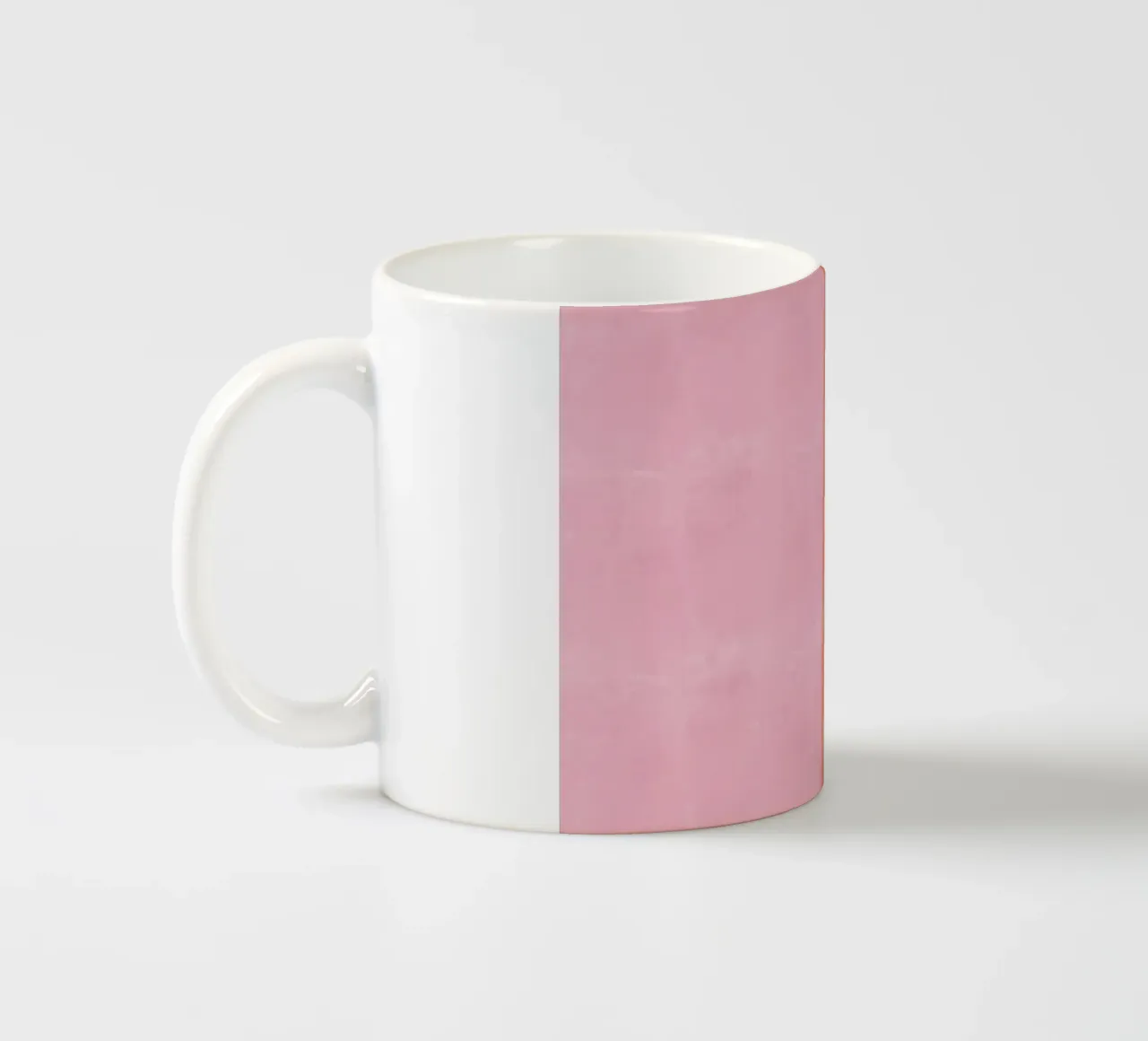 Sfondo astratto rosa e arancione tazza in ceramica da Tory