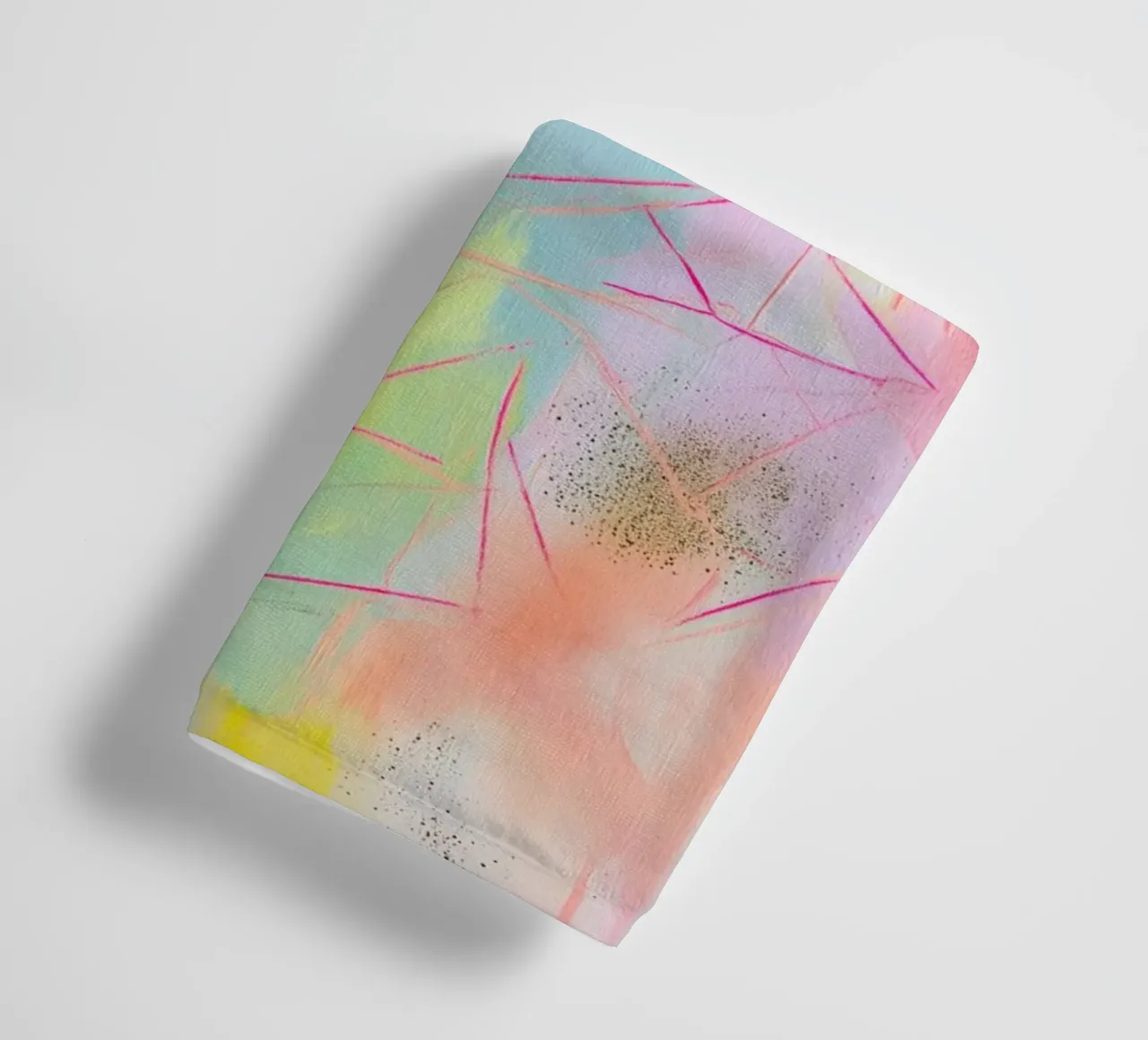 Radiant dynamics pop towel by Carina Pop & Pastell