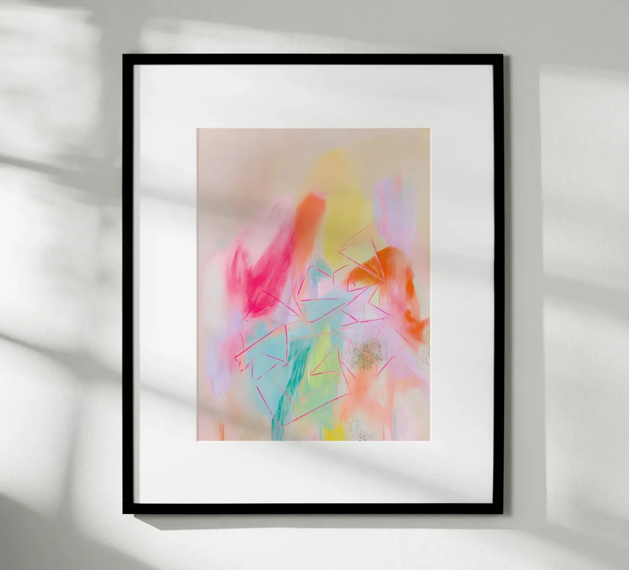 Strahlende Dynamik pop Hahnemühle von Carina Pop & Pastell