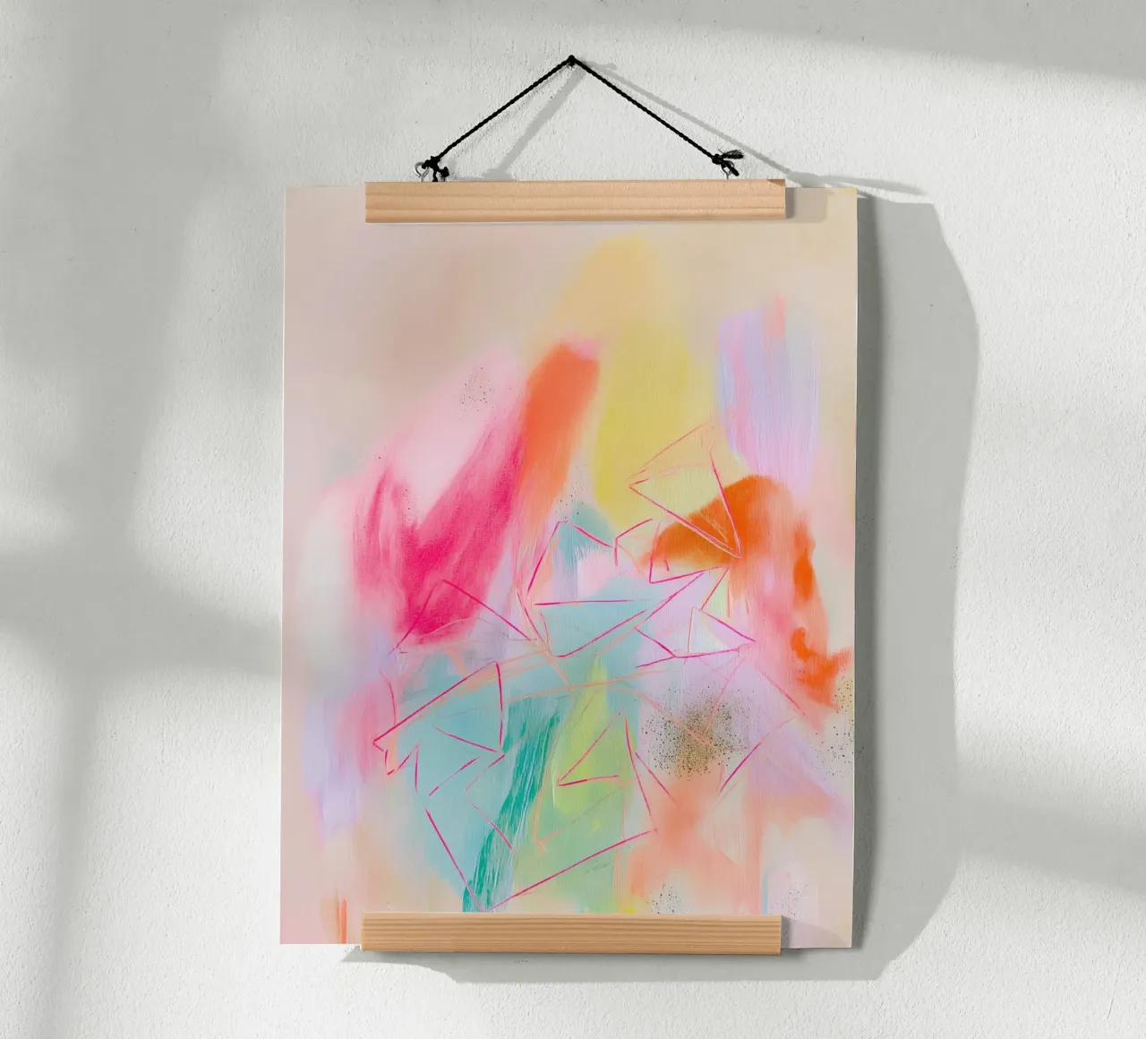 Strahlende Dynamik pop Hahnemühle von Carina Pop & Pastell