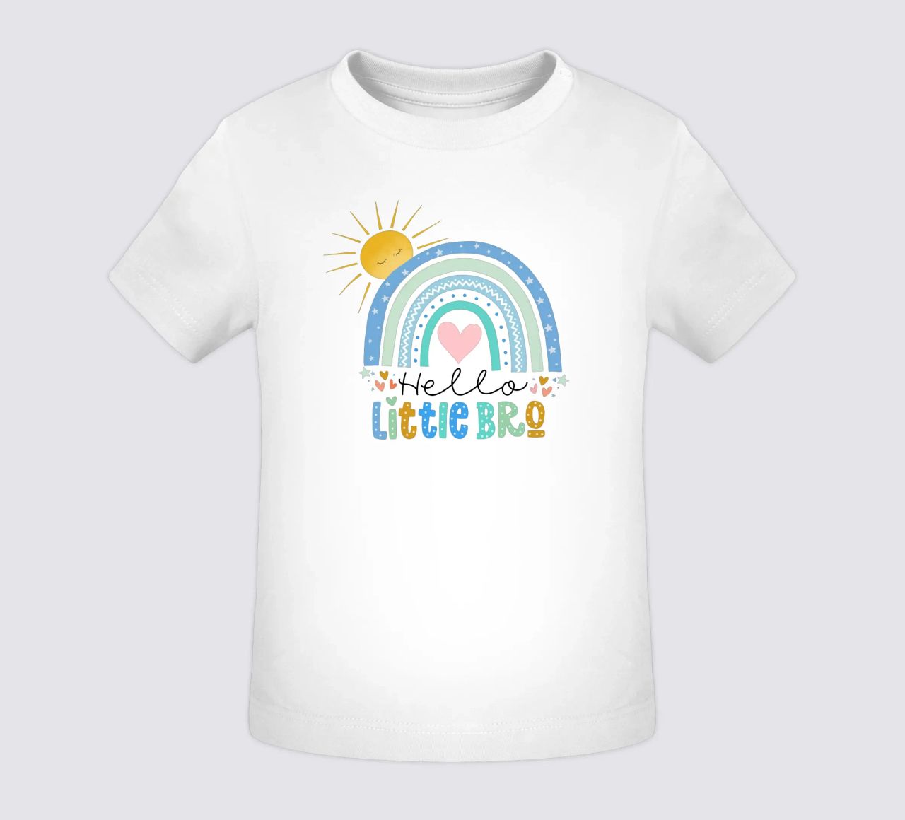 Ciao fratellino maglietta neonato da CalliLetters