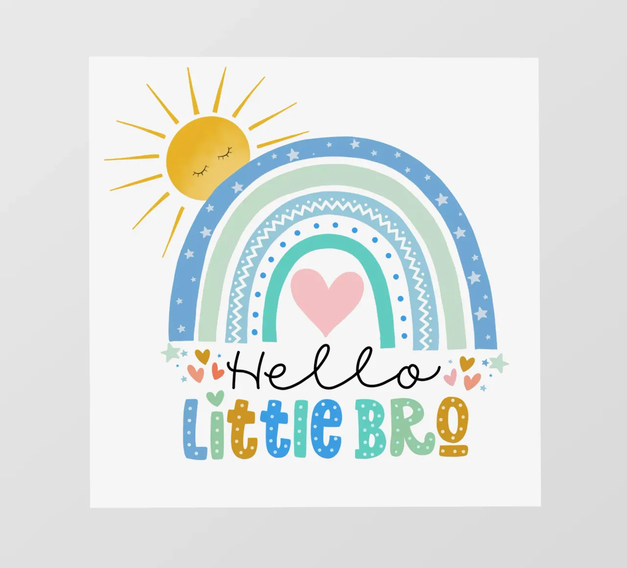 Ciao fratellino pellicola backlit da CalliLetters