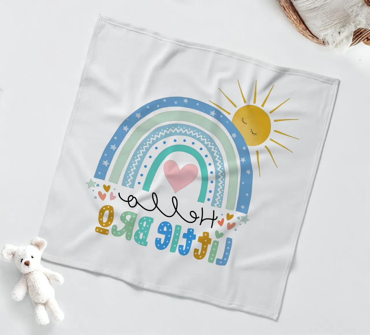 Ciao fratellino coperta in pile da CalliLetters