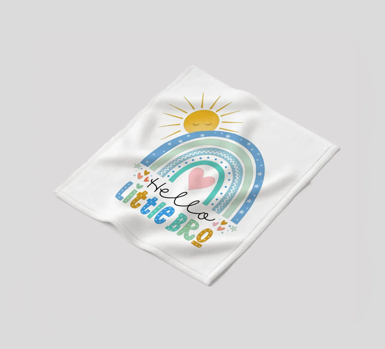 Ciao fratellino coperta in pile da CalliLetters