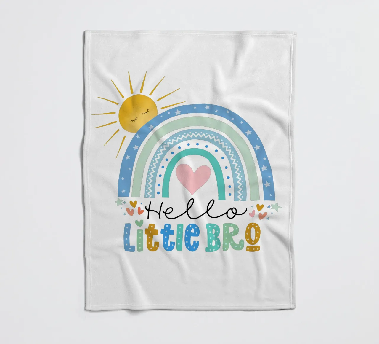 Ciao fratellino coperta in pile da CalliLetters