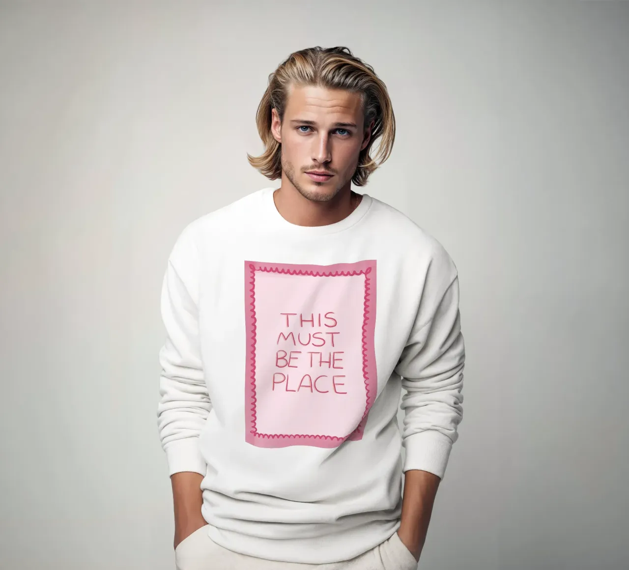 Questo deve essere il posto giusto Rosa felpa da Tory