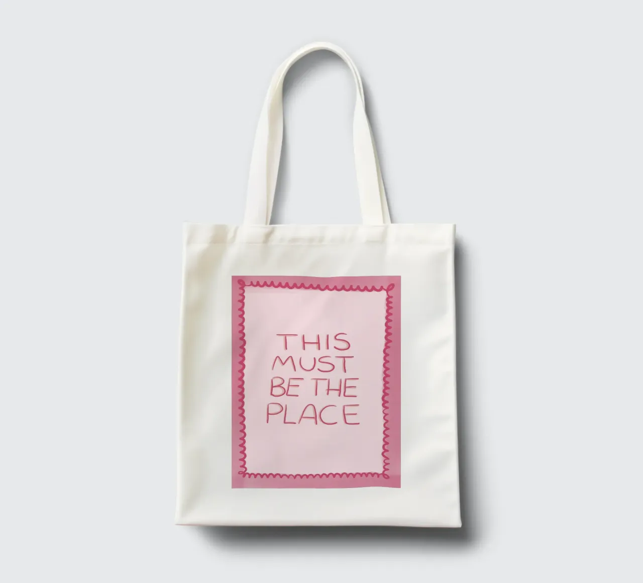 Questo deve essere il posto giusto Rosa borsa in juta da Tory