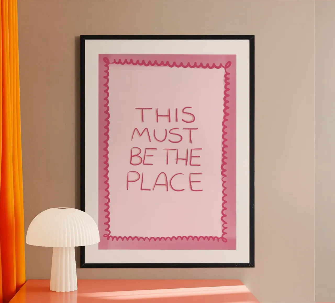Questo deve essere il posto giusto Rosa carta hahnemühle da Tory