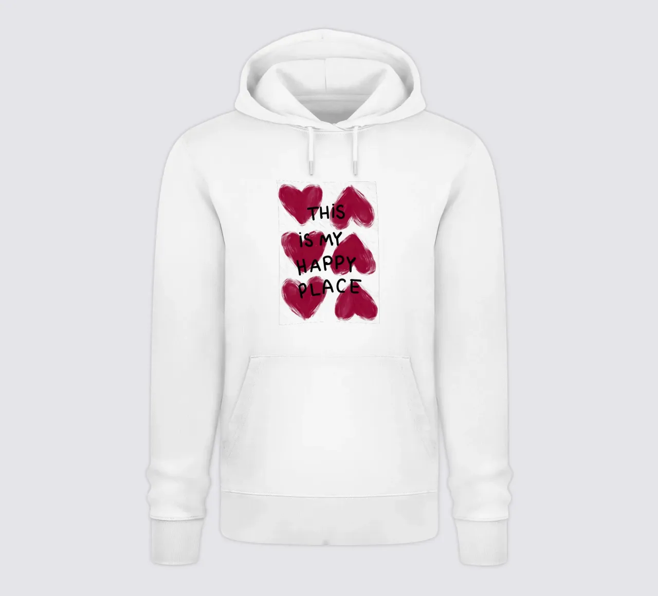 Dies ist mein glücklicher Ort der Herzen Hoodie von Tory