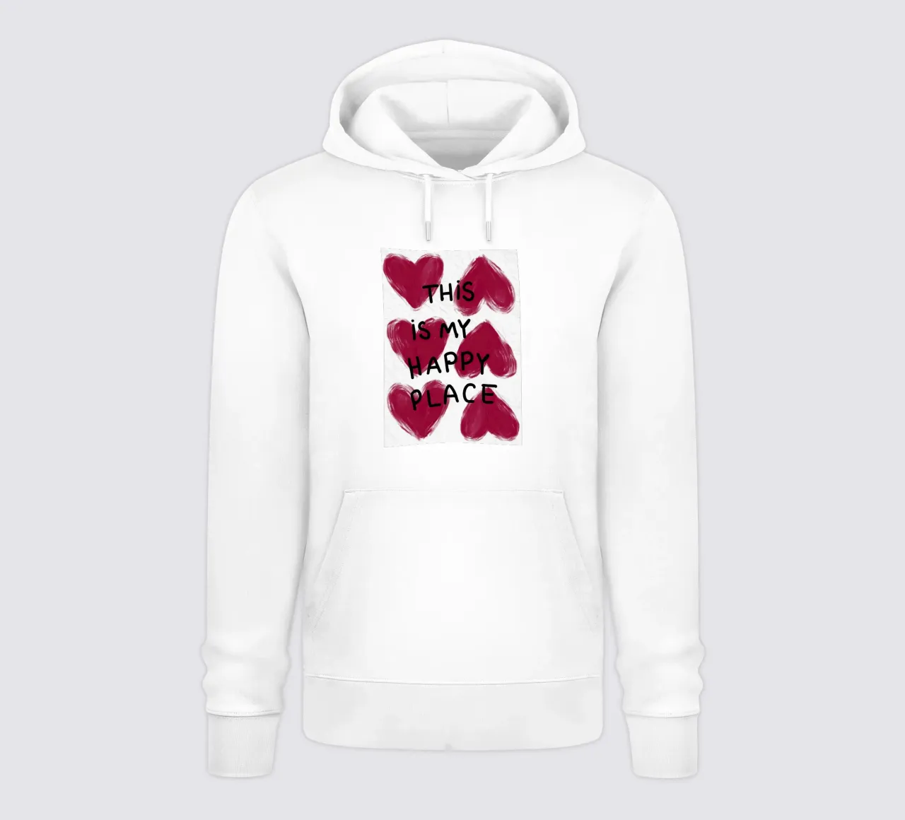 C'est là que se trouvent mes cœurs heureux sweat à capuche de Tory