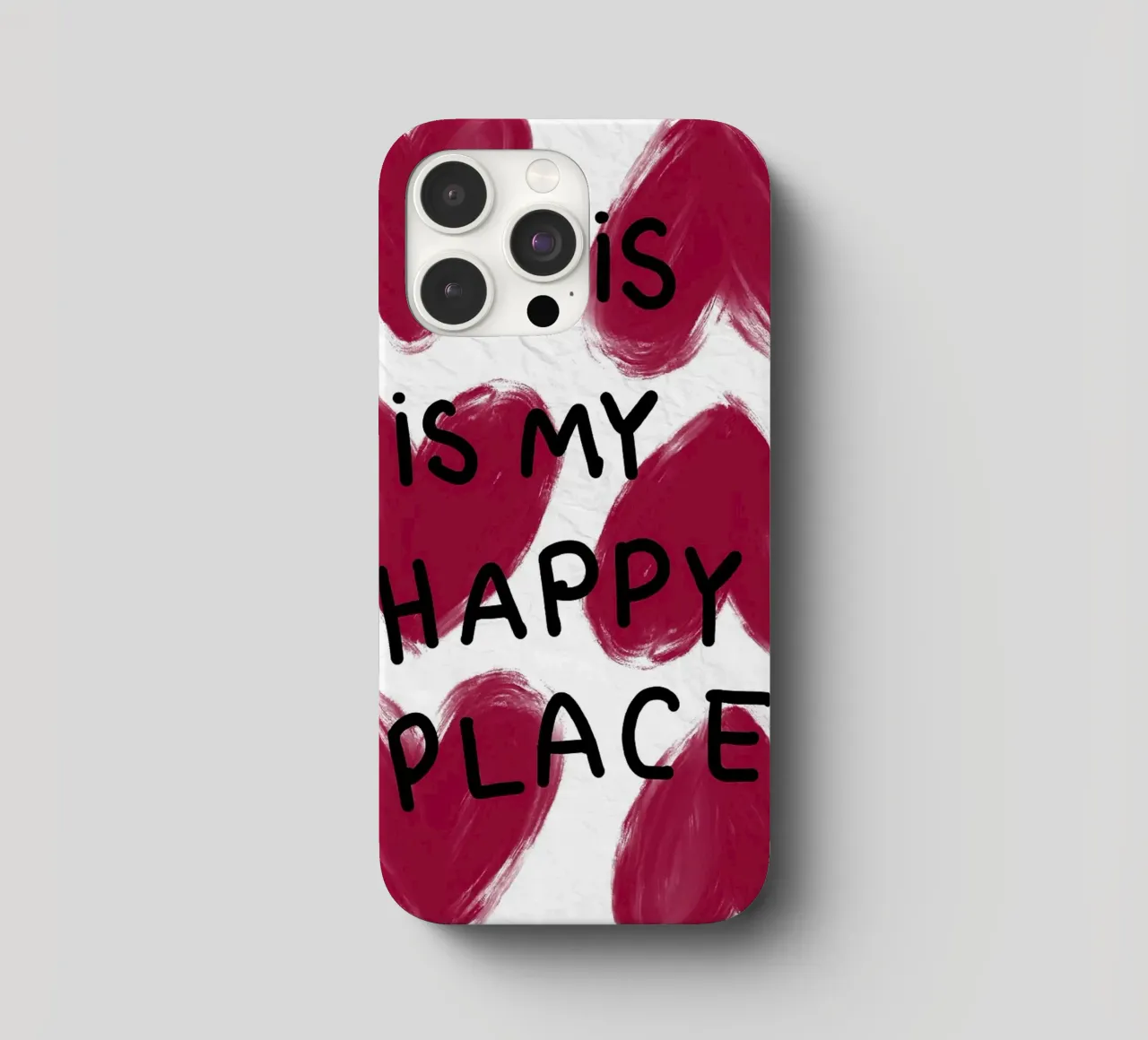 C'est là que se trouvent mes cœurs heureux coque iphone de Tory